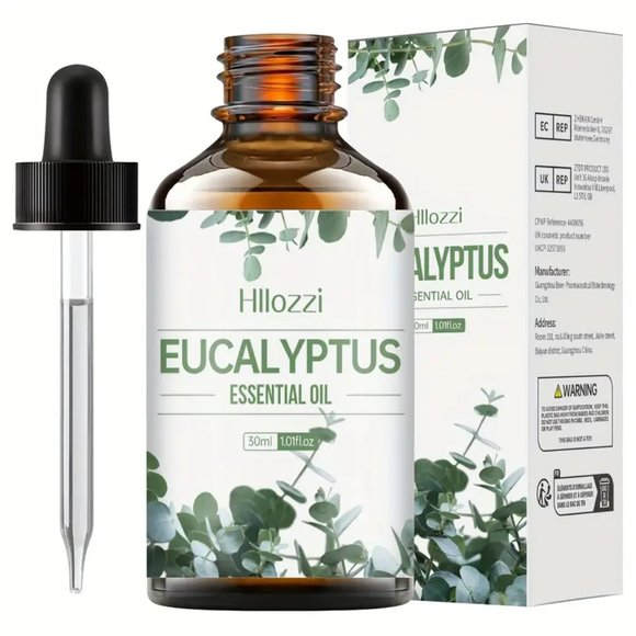 Eucalyptus Plant Essential Oil For Facial And Body Skincare, Moisturizing - Picture 1 of 3